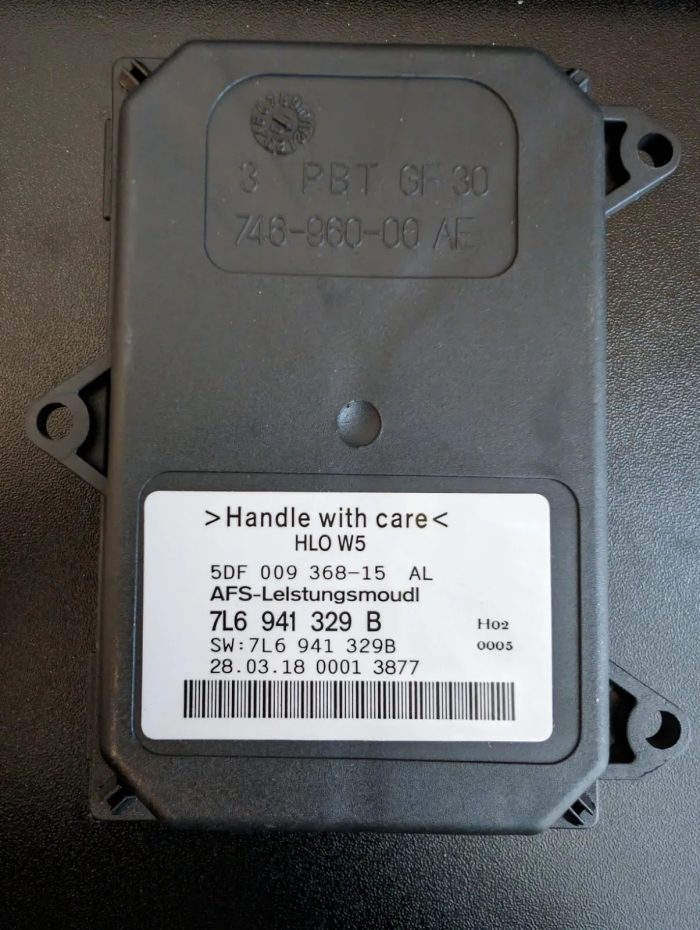 VW Audi Skoda Headlight Cornering AFS Control Unit Module 7L6941329B - Image 2