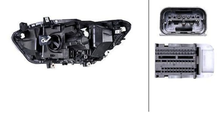 GENUINE OEM Hella BMW 1 Series F20 F21 Shadow Edition LED Headlight Left 2017-19 - Image 2