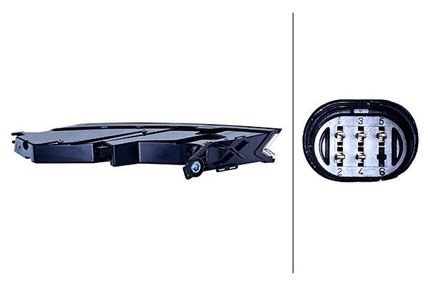 GENUINE OEM Hella Porsche Taycan Y1A LED Tail Light Assembly Left 2019-25