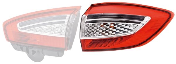 GENUINE OEM Hella Ford Mondeo IV Turnier BA7 LED Tail Light Left 2007-15